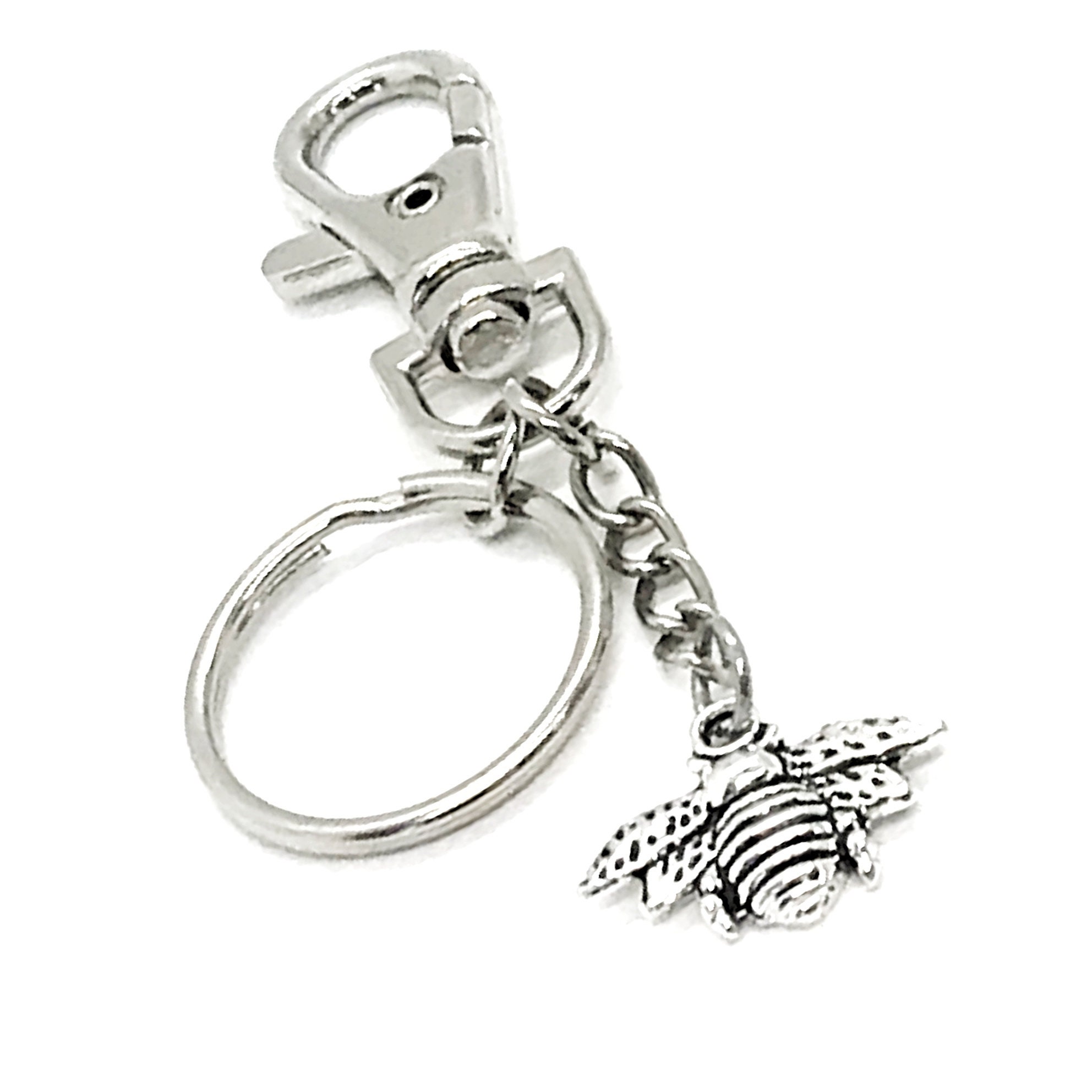 Bee Keychain Bee Charm Keychain Encouragement Gift Etsy Ireland
