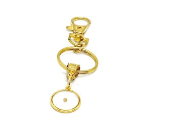 Goldtone Mustard Seed Charm Keychain, Believer Gifts, Belief, Mountain Moving Faith, Mustard Seed Faith, Scripture Gifts, Christian Gift