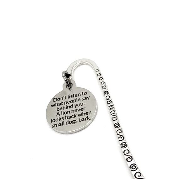 Motivation Gift, Don’t Listen To Those Behind You Bookmark, Don’t Look Back Quote, Encouragement Gift, Encouraging Quote Gift