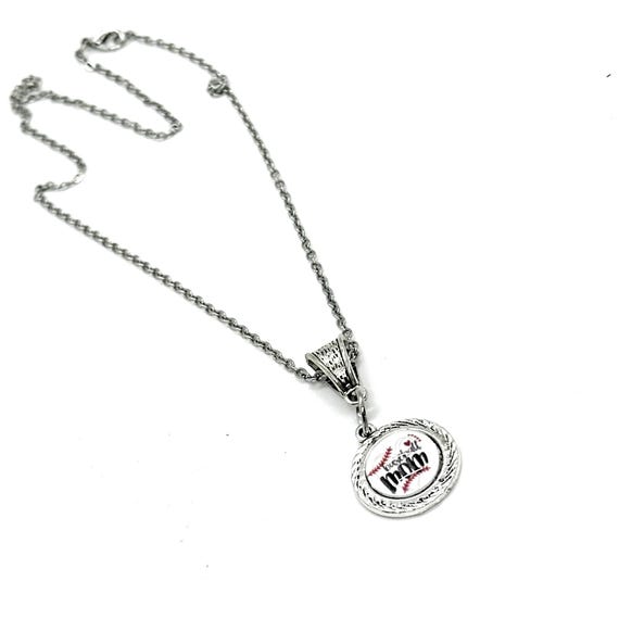 Baseball Mom Pendant Necklace, Mom Gift, Wife Gift, Gift For Her, Sports Mom, Baseball Son, Team Moms, Friend Gift, Senior Mom Gift