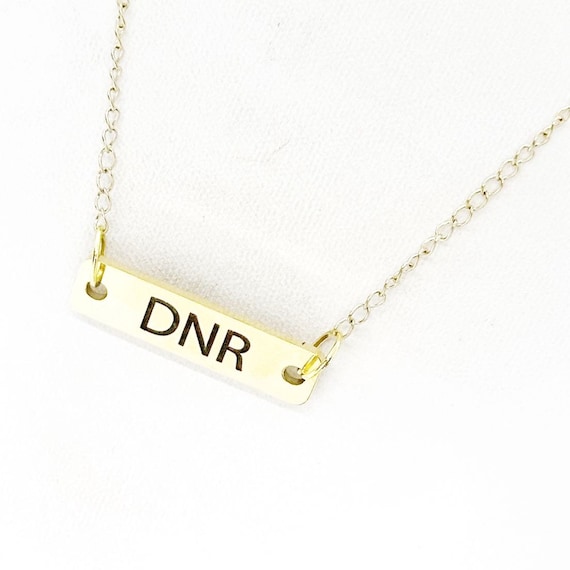 Medical Awareness Jewelry, DNR Necklace, Medical Choices, My Medical Decision, Medical Condition Jewelry, DNR Notice, Medical Notice