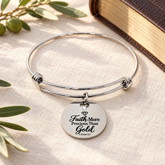 Precious Faith Charm Bracelet