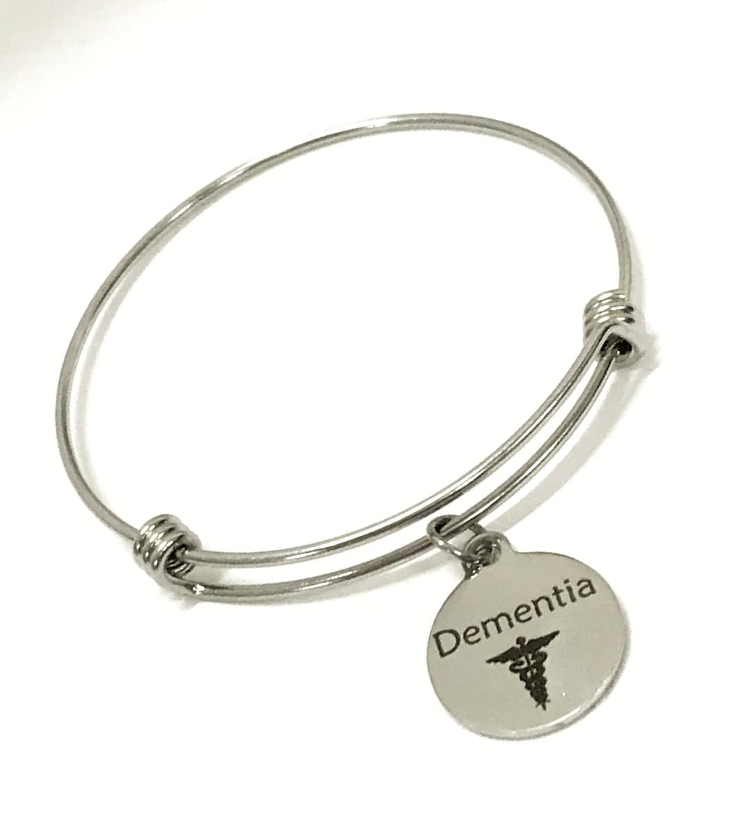 Dementia ID Bracelet Dementia Charm Bracelet Dementia Etsy