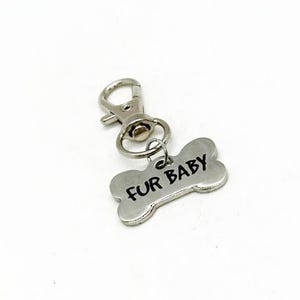 Dije de clip para bebé de pelo, dije para collar de perro, amante de los perros, dije para transportín de perro, dije para bolso de perro, esposa, regalo para ella, hija, bolso para perro, dueño de perro
