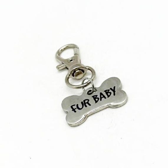 Fur Baby Clip On Charm, Dog Collar Charm, Dog Lover, Dog Carrier Charm, Dog Bag Charm, Wife, Gift For Her, Daughter, Dog Tote, Dog Owner