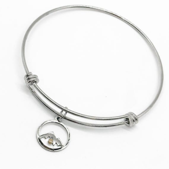 Mustard Seed Mountain Charm Bracelet,, Matthew 17 20, Mustard Seed Gifts, Christian Jewelry, Faith Jewelry Gift For Her, Believer Gift