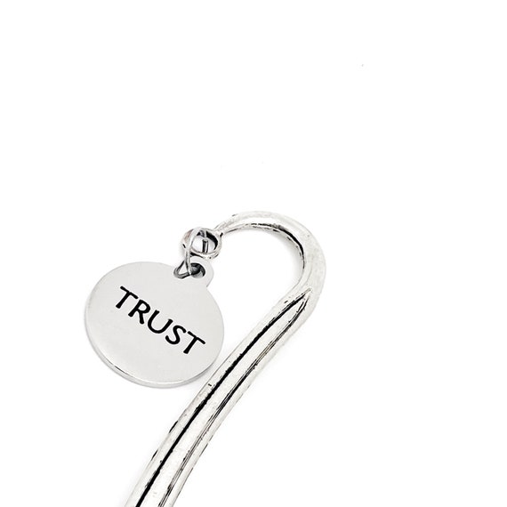Motivation Gift, Trust Charm Bookmark, Faith Gifts, Trust Gifts, Keep Working Gifts, Trust In God, Trust In Him, Son Gift, Daughter Gift