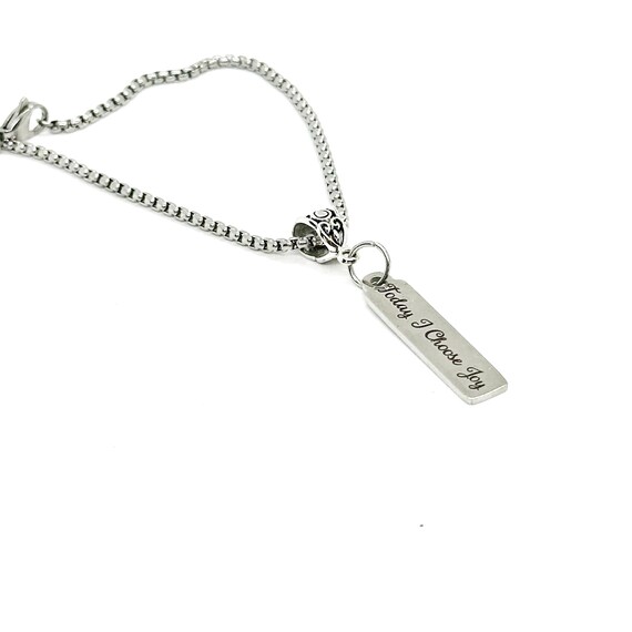 Today I Choose Joy Charm Bracelet, Encouraging Her, New Beginnings, Fresh Start, Positivity, Motivating, Gift For Her, Daughter, Wife Gift