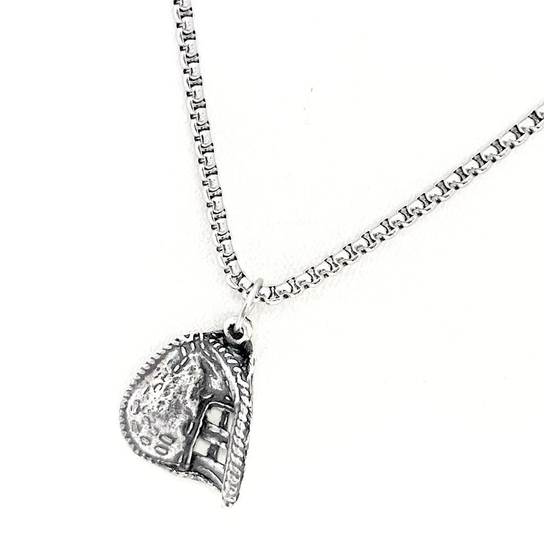 Baseball Catcher Gifts Baseball Player Necklace Baseball Etsy