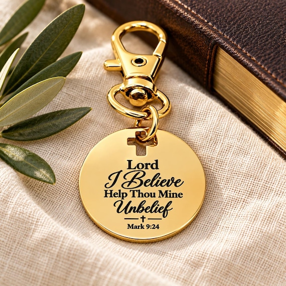 I Believe Mark 9 24 Goldtone Clip On Charm