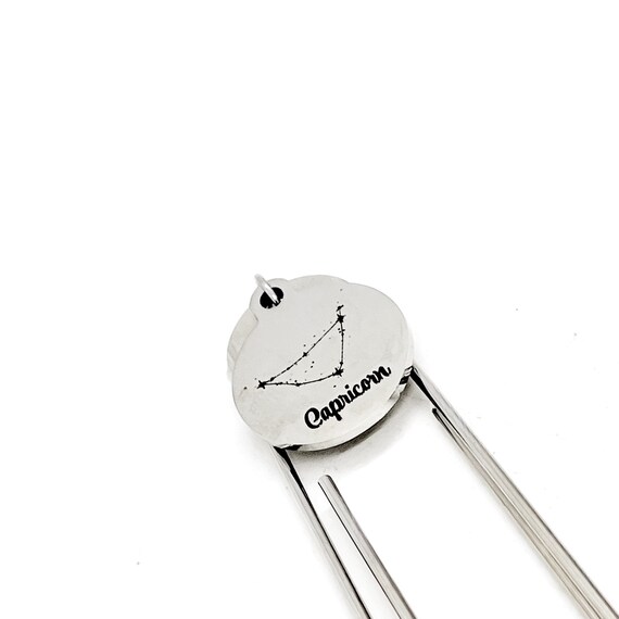 Zodiac Sign Bookmark, Capricorn Bookmark, Capricorn Zodiac, Capricorn Gifts, Reader Gift, Charm Bookmark, Planner Bookmark, Constellation