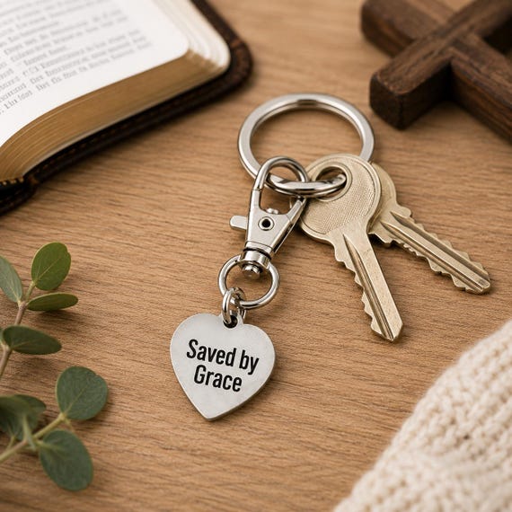 Saved By Grace Clip On Charm