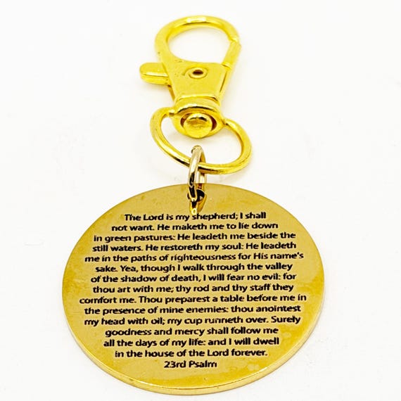23rd Psalm Goldtone Clip On Charm