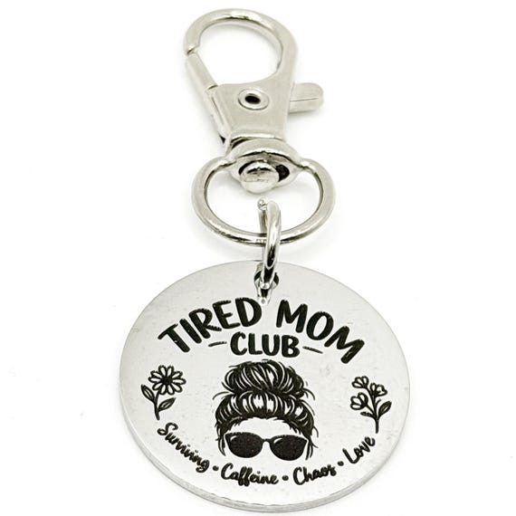 Tired Mom Club Clip On Charm Gift