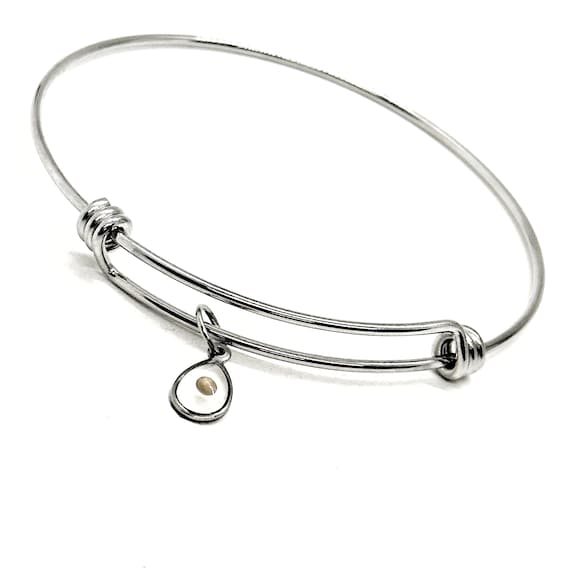 Mustard Seed Teardrop Charm Bracelet, Mustard Seed Gifts, Christian Jewelry, Mustard Seed Faith Jewelry Gift For Her