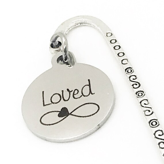 Bookmark Gift, Loved Bookmark, Charm Bookmark, Love Gift, Valentines Day Gift, Reader Gift, Wife Gift, Daughter Gift, Girlfriend Gift