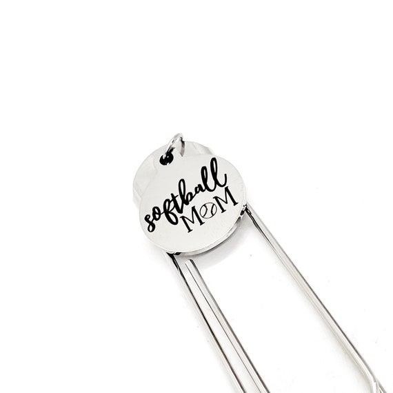 Bookmark Gift, Softball Mom Bookmark, Softball Mom Gifts, Mothers Day Gift, Senior Mom Gift, Planner Bookmark, Reader Gift