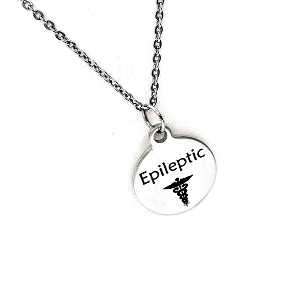 Epileptic Necklace, Epileptic Medical ID, Epileptic Medical Condition Medical Notification, Medical Condition Necklace