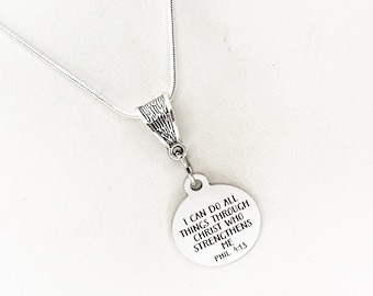 Regalo de las Escrituras, Todo lo puedo en Cristo que me fortalece, Filipenses 4:13, Versículo bíblico, Cita bíblica