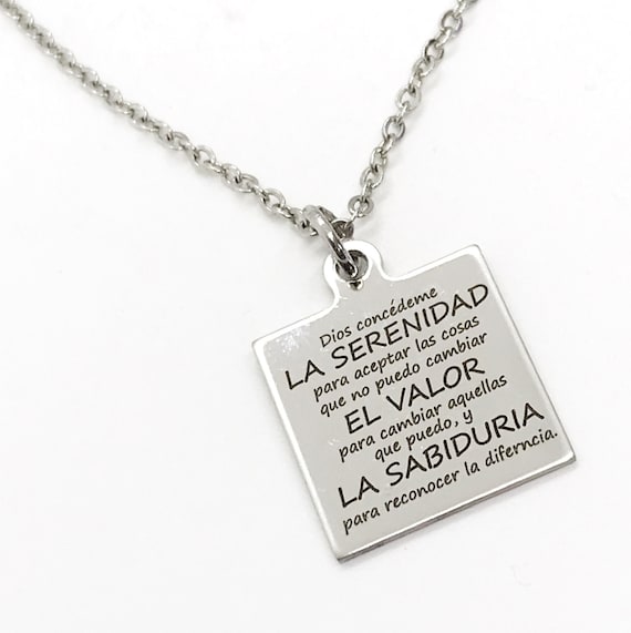 Serenity prayer charm sale