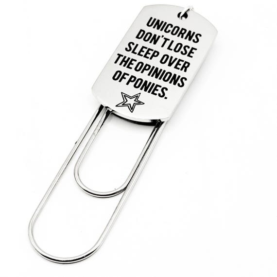 Unicorns Don't Lose Sleep Bookmark