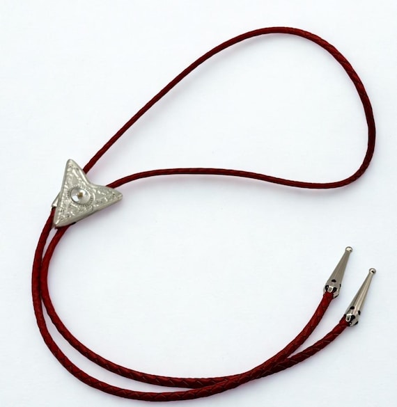 Red Mustard Seed Bolo Tie