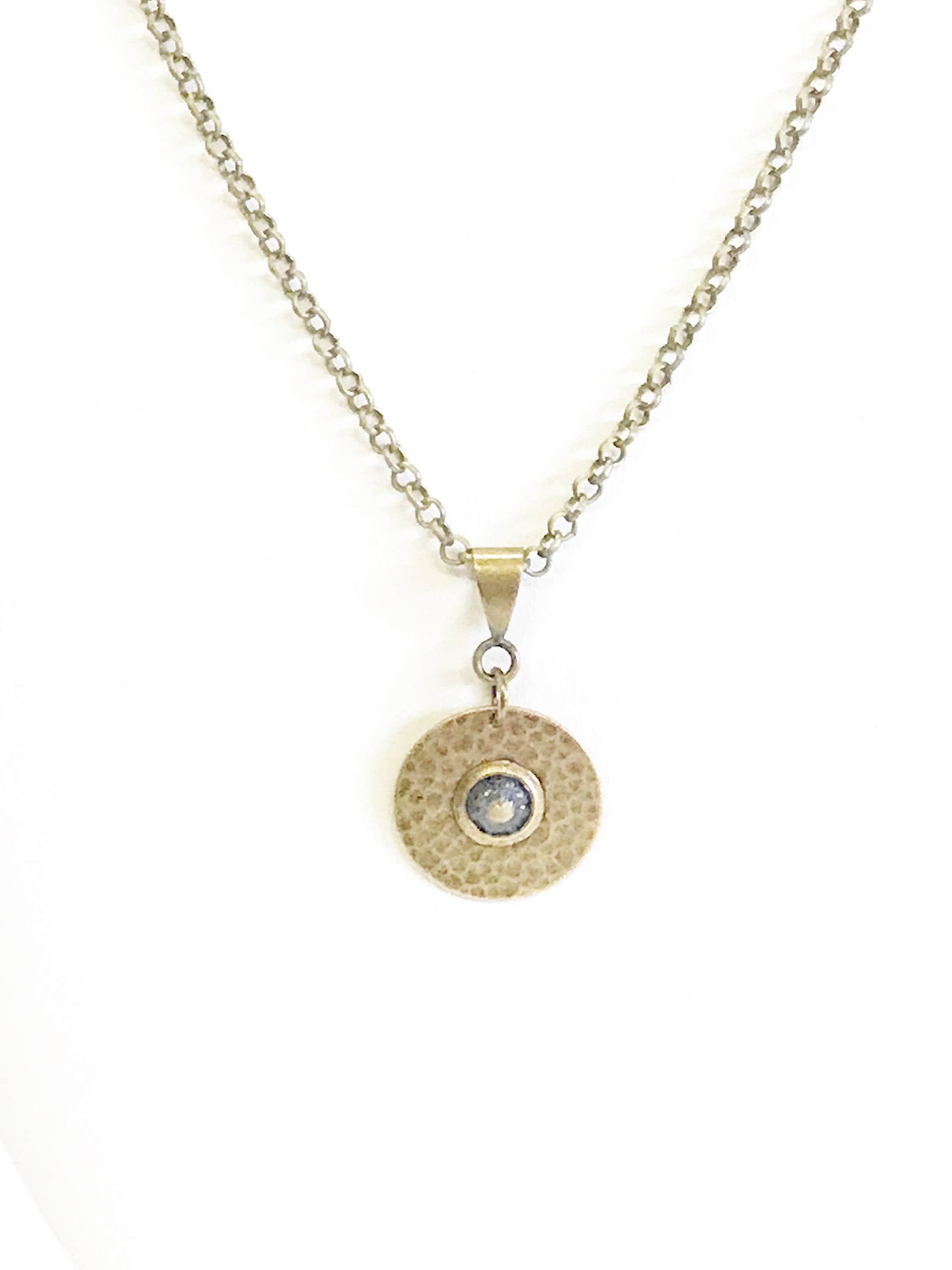 Details about / Antique Brass Circle Mustard Seed Necklace Luke 17:6 Bible Verse Religious Gift