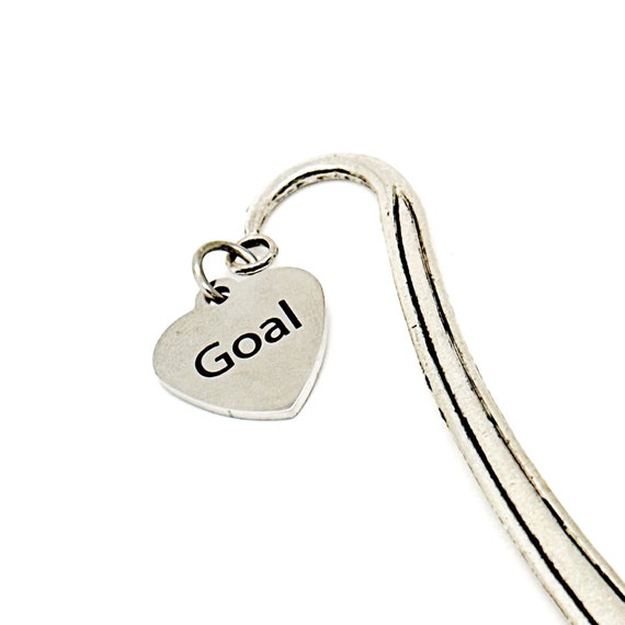 Goal Charm Bookmark, Planner Bookmark, Planner Accessories, Goal Setting, Weight Loss Goals, Setting Goals, Gift For Her, Gift For Him