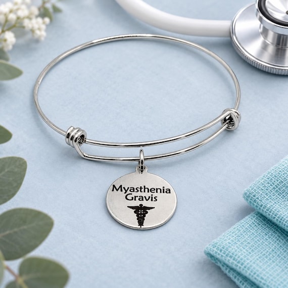 Myasthenia Gravis Medical Charm Bracelet