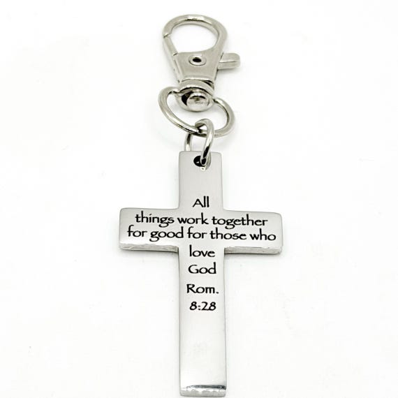 All Things Work Together Cross Charm