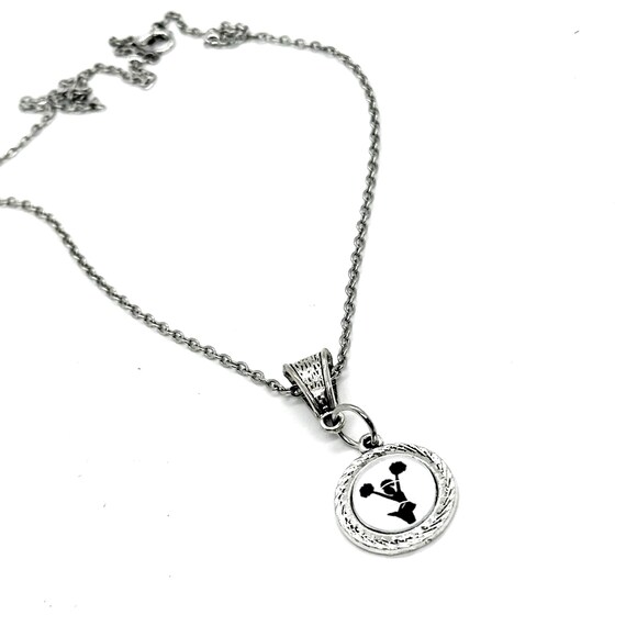 Cheerleader Pendant Necklace, Mom Gift, Wife Gift, Gift For Her, Sports Mom, Daughter Gift, Cheer Squad, Cheer Mom, Friend Gift, Senior Mom