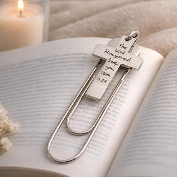 Lord Bless You And Keep You Cross Bookmark