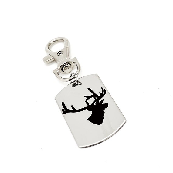 Hunter Gifts, Deer Hunter Clip On Charm, Gift For Her, Gift For Him, Deer Hunting Gifts, Wife Gift, Hunting Bag Charms, Son Gift, Daughter