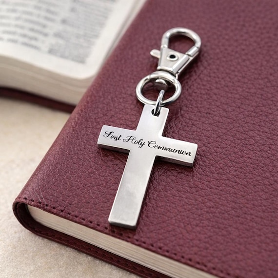 First Holy Communion Cross Clip Charm