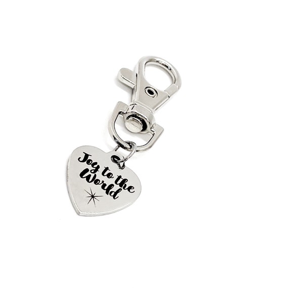 Christmas Charm, Joy To The World Clip On Charm, Christmas Joy, Joy Gifts, Christian Joy, Christian Gifts, Sunday School, Gift Bag Charms