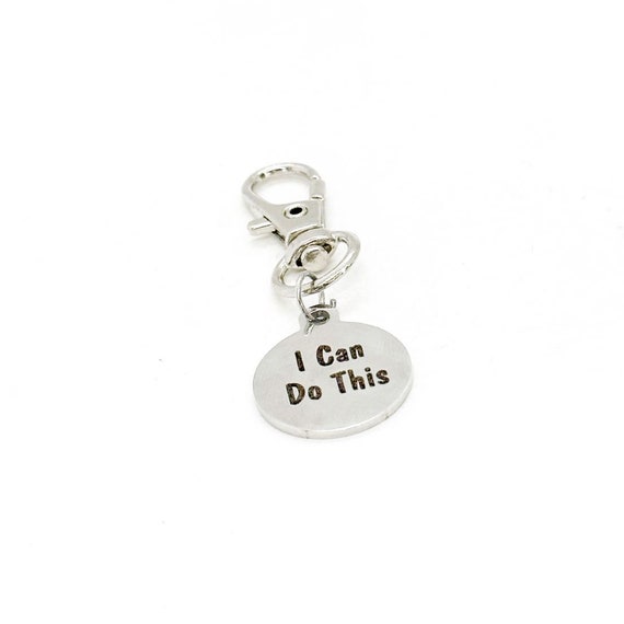I Can Do This Clip On Charm, Keychain Charm, Motivating, Encouragement, Bag Charm, Graduation, Going To College, Gift For Her, Gift For Him