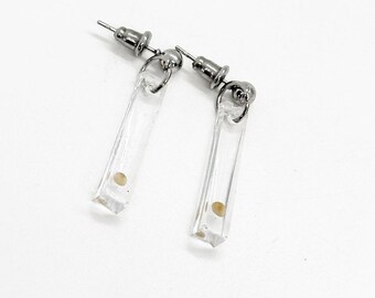 Mustard Seed Bar Resin Earrings,  Mustard Seed Jewelry, Matthew 17 20, Mustard Seed Faith Jewelry, Bible Verse Gift, Scripture, Faith