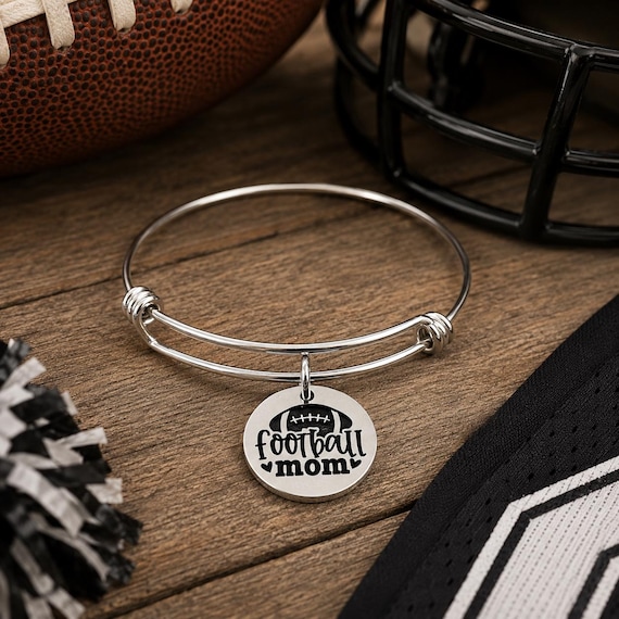 Football Mom Charm Bracelet
