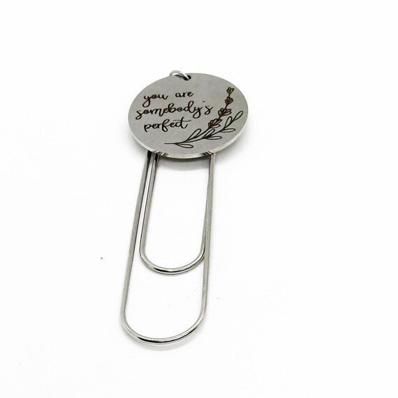 You Are Somebody’s Perfect Charm Bookmark, Breakup Gift, Divorce, Friend Gift, Son Gift, Daughter Gift, You Are Perfect, Ecouraging