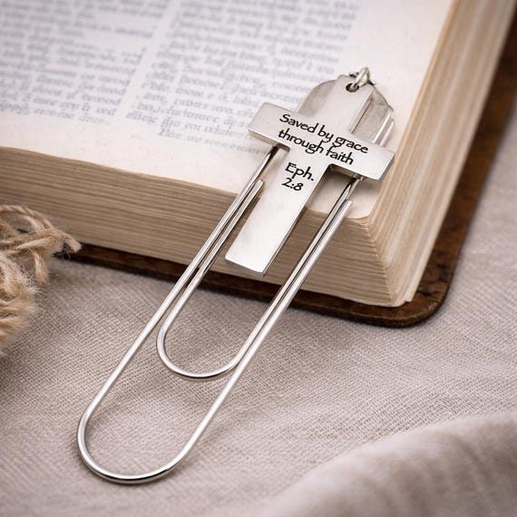 Saved By Grace Through Faith Cross Bookmark