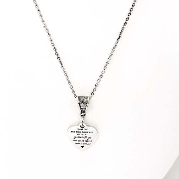 Love Gift I Love You Necklace Yesterday 