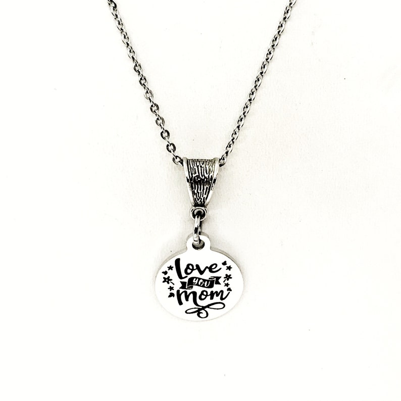 Gift From Kids New Mom Gift Mom Jewelry New Mother Gift Wife Gift Mom Gift Mom Birthday Love You Mom Necklace Gift For Mom