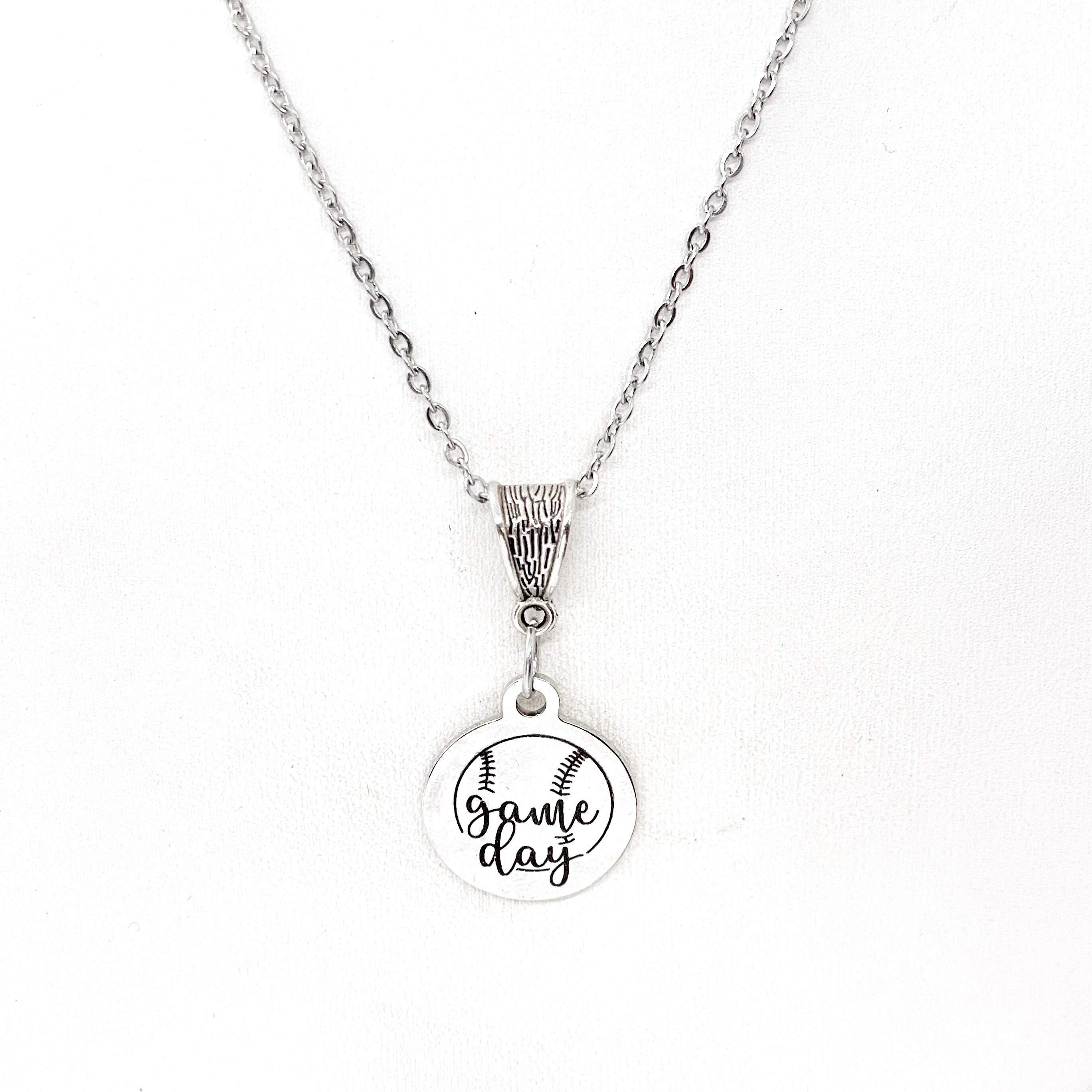 Baseball Heart Necklace - Baseball - to My Mom - Happy Mother's Day - Gnd19007 LED Light Box +