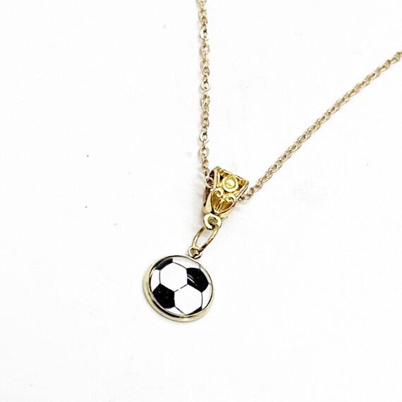 Soccer Pendant Necklace, Soccer Mom, Soccer Player, Soccer Son, Soccer Daughter, Mom Gift, Wife Gift, Gift For Her, Sports Mom