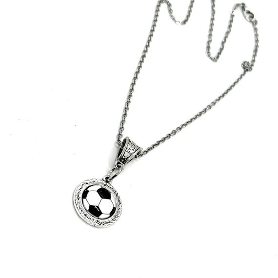 Soccer Pendant Necklace, Mom Gift, Wife Gift, Gift For Her, Sports Mom, Soccer Player, Daughter Gift, Team Mom, Friend Gift, Senior Mom Gift