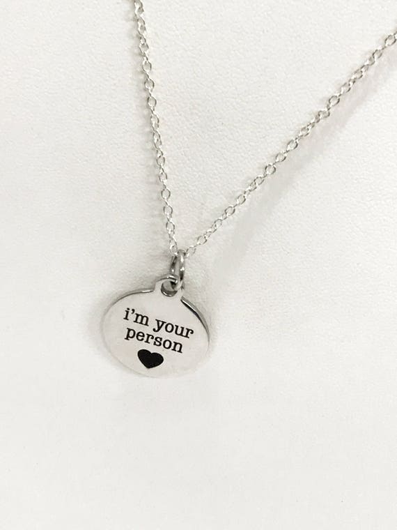 Your Person Necklace, I'm Your Person Necklace, Your Person Gift, Girlfriend Gift, Wife Gift, Valentines Day Gift, Wife Valentine