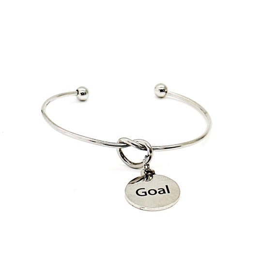 Goal Charm Bracelet, Weight Loss Goals, Setting Big Goals, Dreaming Big Dreams, Graduation Gift, Accomplishment Gift For Her, Daughter Gift