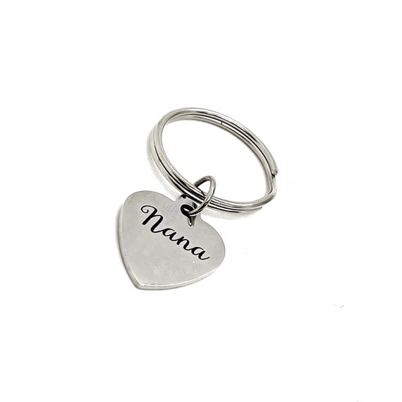 Nana Gift, Nana Keychain, Gift For Nana, Grandmother Names, Pregnancy Announcement, Gift For Grandmother, New Nana Gift, New Grandbaby Gift