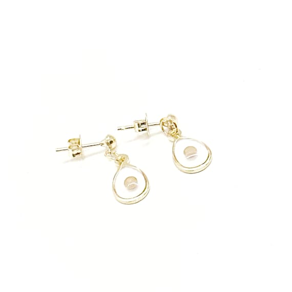 Mustard Seed Teardrop Goldtone Earrings,  Mustard Seed Jewelry, Matthew 17 20, Mustard Seed Faith Jewelry, Bible Verse Gift, Scripture