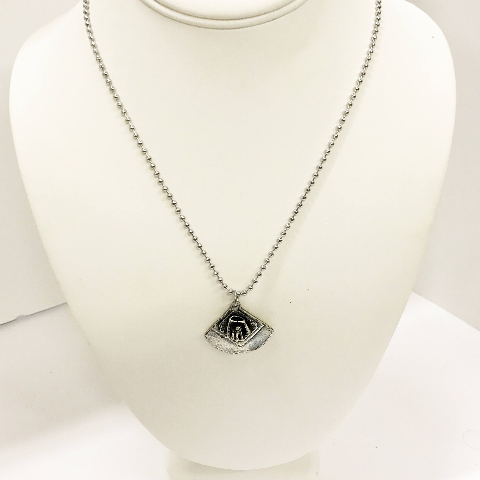 Baseball Diamond Necklace Baseball Player Gift Softball Etsy